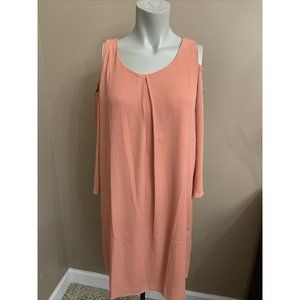 NWT Jon & Anna Women Peach Casual Dress L